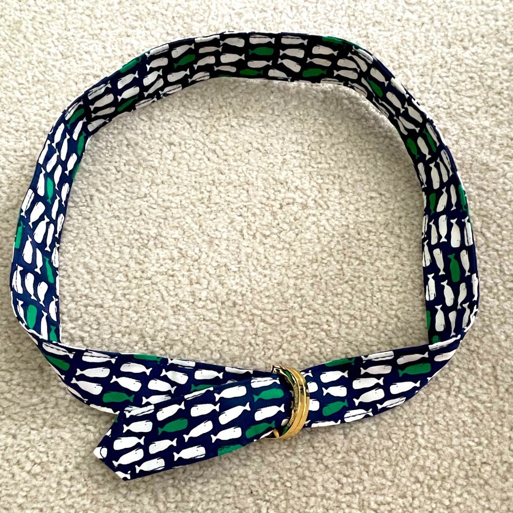 Vineyard Vines 🐳 NWOT 🐳 Classic Whale Print Belt 🐳 Size XS